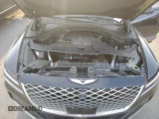 2023 Genesis GV80 with VIN KMUHBDSB6PU106875, listed as a Copart auction lot 43362265 with 38,739 mi miles and Salvage title. Bid and sale history available at DreamBid. Image 12.