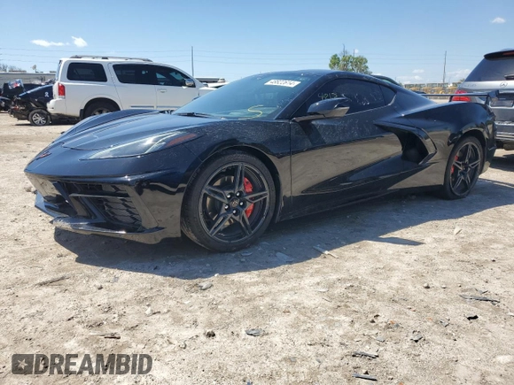 2023 Chevrolet Corvette 2LT with VIN 1G1YB2D44P5133050, listed as a Copart auction lot 48822614 with 4,813 mi miles. Bid and sale history available at carsss.com. Image 1.