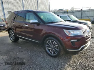 2019 Ford Explorer Platinum z VIN 1FM5K8HT2KGA21256, wystawiony jako Copart lot #45813805 z przebiegiem 84 165 mil mil oraz Nie do naprawy • Non repairable. Historia ofert i sprzedaży dostępna na DreamBid. Obrazek 4.