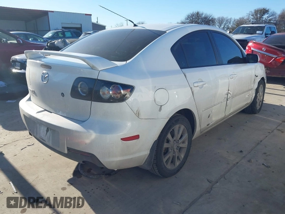 2008 Mazda 3 i Sport with VIN JM1BK12F681848304, listed as a IAAI auction lot 41481142 with 264,093 mi miles and . Bid and sale history available at DreamBid. Image 4.