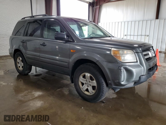 2007 Honda Pilot LX z VIN 5FNYF18157B007168, wystawiony jako Copart lot #57458405 z przebiegiem 225 139 mil mil oraz Czysty tytuł • Clean title. Historia ofert i sprzedaży dostępna na DreamBid. Obrazek 4.