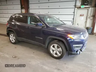 2021 Jeep Compass Latitude with VIN 3C4NJDBB4MT575641, listed as a Copart auction lot 50265635 with 29,347 mi miles and Salvage title. Bid and sale history available at DreamBid. Image 4.