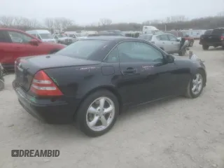 2001 Mercedes-Benz SLK 230/320 with VIN WDBKK65F41F231922, listed as a Copart auction lot 44355855 with 91,480 mi miles and Salvage title. Bid and sale history available at DreamBid. Image 3.