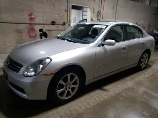 2005 Infiniti G35 with VIN JNKCV51F05M313739, listed as a Copart auction lot 86783884 with 152,121 mi miles and Clean Title. Bid and sale history available at carsss.com. Image 1.