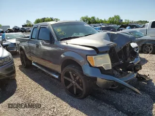 2010 Ford F-150 XL with VIN 1FTEX1CW4AFC94735, listed as a Copart auction lot 51646395 with 171,646 mi miles and Salvage Title. Bid and sale history available at carsss.com. Image 4.