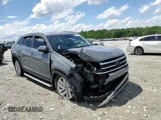 2021 Volkswagen Atlas SE with VIN 1V2JC2CA6MC227031, listed as a Copart auction lot 56779895 with 36,179 mi miles and Salvage title. Bid and sale history available at DreamBid. Image 14.