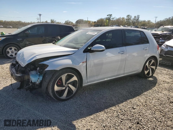 2019 Volkswagen Golf GTI S with VIN 3VW6T7AU1KM018130, listed as a Copart auction lot 43737504 with 45,590 mi miles. Bid and sale history available at carsss.com. Image 1.