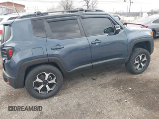 2022 Jeep Renegade Trailhawk with VIN ZACNJDC19NPN61911, listed as a IAAI auction lot 41181227 with 25,614 mi miles and . Bid and sale history available at DreamBid. Image 4.