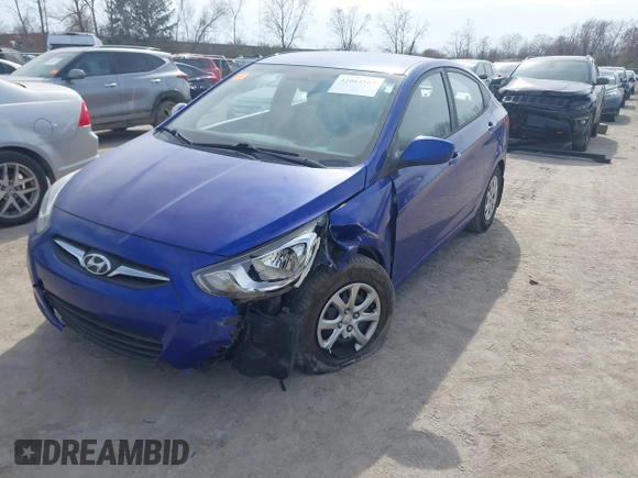 2013 Hyundai Accent GLS with VIN KMHCT4AE2DU553796, listed as a IAAI auction lot 42064167 with 173,799 mi miles. Bid and sale history available at carsss.com. Image 18.