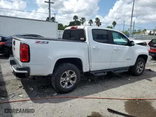 2018 Chevrolet Colorado 2WD Z71 with VIN 1GCGSDEN8J1206666, listed as a Copart auction lot 52737565 with 60,309 mi miles and Salvage Title. Bid and sale history available at carsss.com. Image 3.