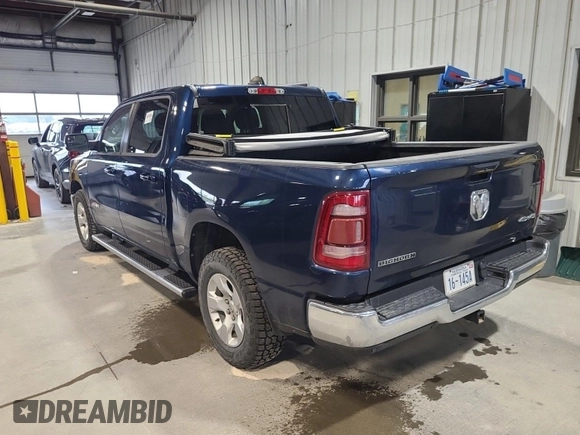 2022 Ram 1500 Big Horn with VIN 1C6RRFFG8NN187803, listed as a IAAI auction lot 42385746 with 81,209 mi miles and . Bid and sale history available at DreamBid. Image 1.