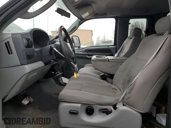 2005 Ford F-350 XL with VIN 1FTWX31P75EB90280, listed as a Copart auction lot 44736335 with Not provided miles and Clean title. Bid and sale history available at DreamBid. Image 7.