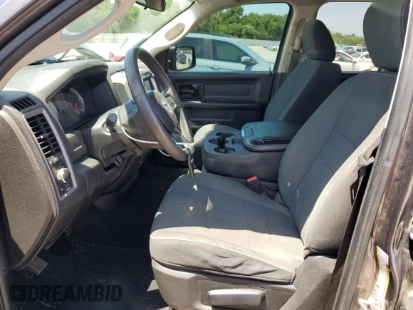2021 Ram 1500 Tradesman with VIN 1C6RR6FG4MS524919, listed as a Copart auction lot 61338335 with 126,486 mi miles and Salvage title. Bid and sale history available at DreamBid. Image 7.