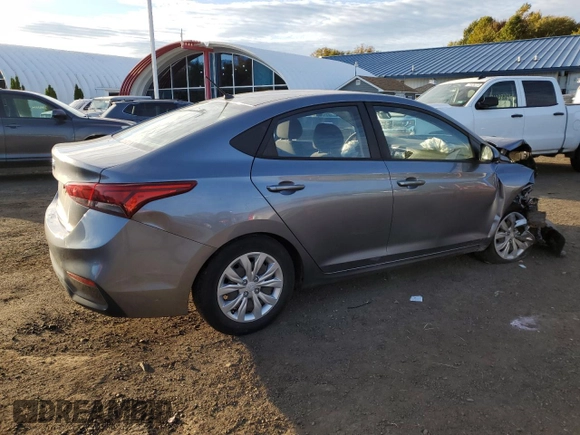 2019 Hyundai Accent SE with VIN 3KPC24A32KE070715, listed as a Copart auction lot 70089183 with 0 mi miles. Bid and sale history available at carsss.com. Image 3.