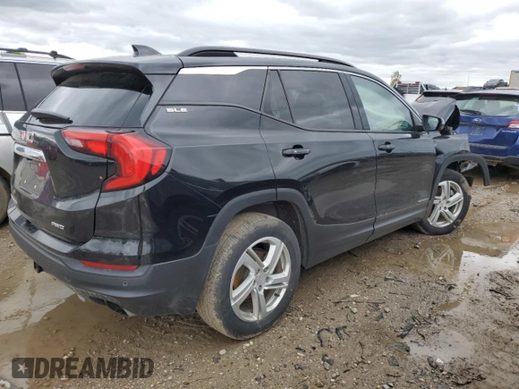 2019 GMC Terrain SLE with VIN 3GKALTEX0KL267961, listed as a Copart auction lot 57269865 with 162,749 mi miles and Clean title. Bid and sale history available at DreamBid. Image 3.