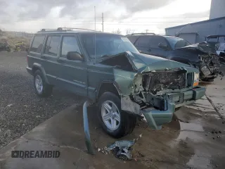 2000 Jeep Cherokee Limited with VIN 1J4FF68S0YL115669, listed as a Copart auction lot 85604524 with 0 mi miles and Salvage Title. Bid and sale history available at carsss.com. Image 4.