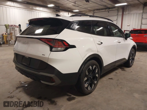 2023 Kia Sportage X-Line with VIN 5XYK6CAF1PG123645, listed as a IAAI auction lot 41691905 with 25,368 mi miles and . Bid and sale history available at DreamBid. Image 4.