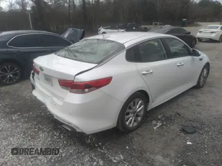 2018 Kia Optima LX with VIN 5XXGT4L38JG272718, listed as a IAAI auction lot 41716428 with 62,000 mi miles. Bid and sale history available at carsss.com. Image 4.