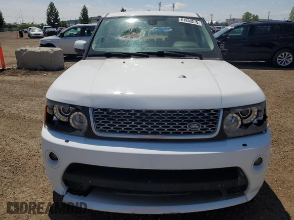 2013 Land Rover Range Rover Sport SC with VIN SALSH2E48DA805357, listed as a Copart auction lot 61938275 with Not provided miles and Salvage title. Bid and sale history available at DreamBid. Image 5.