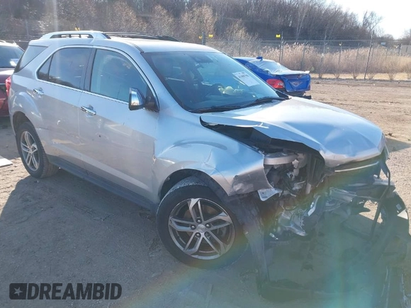 2017 Chevrolet Equinox Premier with VIN 2GNALDEK3H1542956, listed as a IAAI auction lot 41488708 with 149,523 mi miles. Bid and sale history available at carsss.com. Image 1.