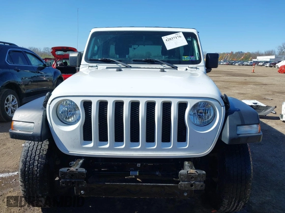 2018 Jeep Wrangler Unlimited Sport S z VIN 1C4HJXDG8JW117341, wystawiony jako IAAI lot #42037176 z przebiegiem 44 750 mil mil oraz . Historia ofert i sprzedaży dostępna na DreamBid. Obrazek 13.