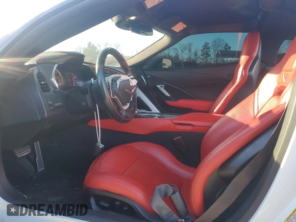 2014 Chevrolet Corvette Z51 2LT with VIN 1G1YK2D76E5102535, listed as a Copart auction lot 88287025 with 69,252 mi miles and Salvage title. Bid and sale history available at DreamBid. Image 7.