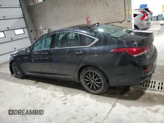 2018 Genesis G80 Sport with VIN KMHGN4JB9JU241553, listed as a Copart auction lot 79503424 with 52,927 mi miles and Salvage Title. Bid and sale history available at DreamBid. Image 2.