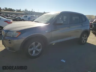 2011 BMW X3 28i with VIN 5UXWX5C53BL706728, listed as a Copart auction lot 42264535 with 181,858 mi miles and Salvage Title. Bid and sale history available at carsss.com. Image 1.