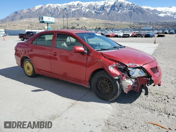 2009 Toyota Corolla with VIN JTDBL40E999030769, listed as a Copart auction lot 50138055 with 177,352 mi miles and Salvage Title. Bid and sale history available at carsss.com. Image 4.