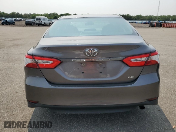 2018 Toyota Camry LE with VIN 4T1B11HK1JU141022, listed as a Copart auction lot 60135785 with 112,652 mi miles and Salvage title. Bid and sale history available at DreamBid. Image 6.