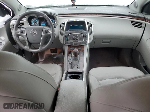 2012 Buick LaCrosse Leather with VIN 1G4GC5E37CF195209, listed as a Copart auction lot 42254565 with 44,074 mi miles and Salvage title. Bid and sale history available at DreamBid. Image 8.