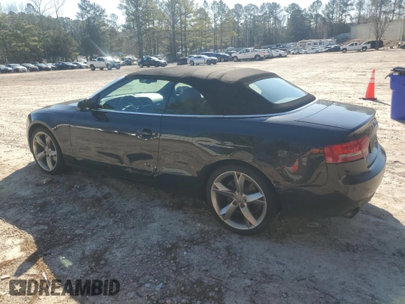 2012 Audi A5 2.0T Premium Plus with VIN WAUJFAFH4CN006801, listed as a Copart auction lot 43929785 with 115,054 mi miles and Salvage Title. Bid and sale history available at carsss.com. Image 2.