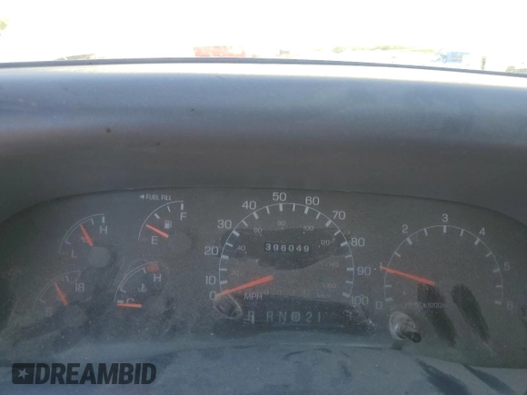 1999 Ford Super Duty F-250 XL with VIN 1FTNF20LXXED61260, listed as a Copart auction lot 59962984 with 396,049 mi miles and Salvage Title. Bid and sale history available at carsss.com. Image 9.