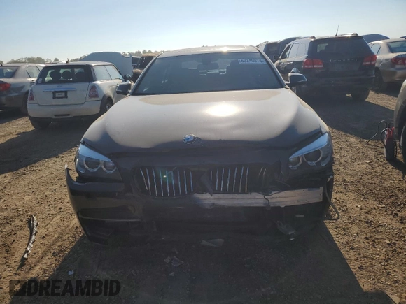 2015 BMW 7 Series 740Li with VIN WBAYE4C56FD138966, listed as a Copart auction lot 69240874 with 94,558 mi miles and Salvage Title. Bid and sale history available at DreamBid. Image 5.
