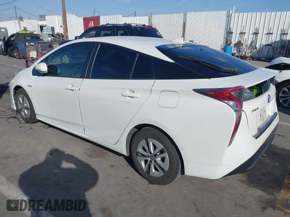 2017 Toyota Prius Two with VIN JTDKBRFU2H3043413, listed as a IAAI auction lot 41719364 with 98,457 mi miles. Bid and sale history available at carsss.com. Image 3.