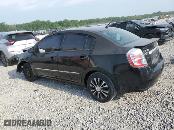 2012 Nissan Sentra S with VIN 3N1AB6AP3CL662257, listed as a Copart auction lot 59792835 with Not provided miles and Salvage title. Bid and sale history available at DreamBid. Image 2.