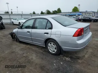 2001 Honda Civic LX with VIN 2HGES16531H537372, listed as a Copart auction lot 53040894 with 55,726 mi miles and Salvage Title. Bid and sale history available at carsss.com. Image 2.