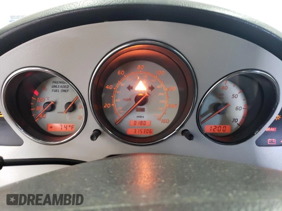 1998 Mercedes-Benz SLK 230/320 with VIN WDBKK47F1WF033145, listed as a Copart auction lot 70603624 with 315,306 mi miles and Clean Title. Bid and sale history available at DreamBid. Image 9.