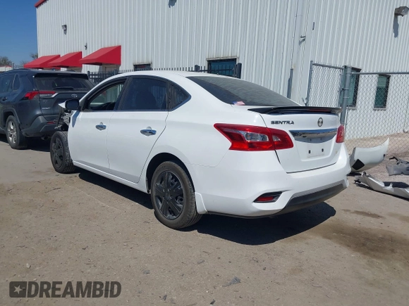 2019 Nissan Sentra S with VIN 3N1AB7AP5KY203397, listed as a IAAI auction lot 41783825 with 101,587 mi miles. Bid and sale history available at carsss.com. Image 3.