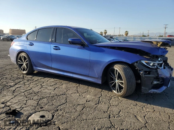 2019 BMW 3 Series 330i with VIN WBA5R1C54KAK08210, listed as a Copart auction lot 46740845 with 58,563 mi miles and Salvage Title. Bid and sale history available at carsss.com. Image 4.