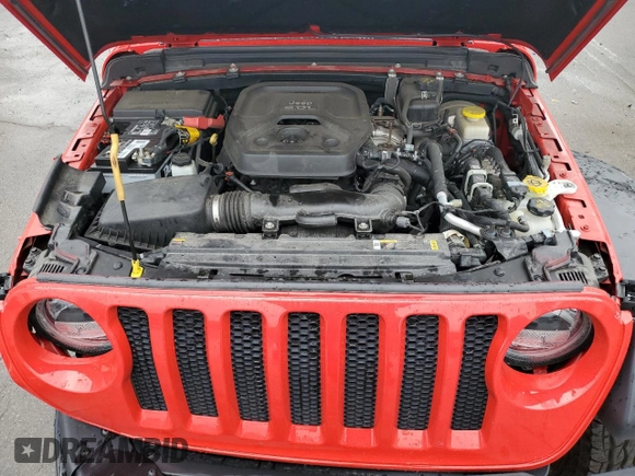 2021 Jeep Wrangler Unlimited Freedom with VIN 1C4HJXDN0MW605573, listed as a Copart auction lot 59896165 with 55,751 mi miles and Salvage title. Bid and sale history available at DreamBid. Image 12.