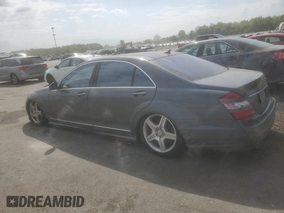 2009 Mercedes-Benz S 550 with VIN WDDNG86X49A273010, listed as a Copart auction lot 55016455 with 127,046 mi miles and Clean Title. Bid and sale history available at DreamBid. Image 2.