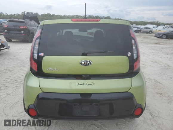 2016 Kia Soul + with VIN KNDJP3A54G7826301, listed as a Copart auction lot 55301985 with Not Provided miles and Salvage Title. Bid and sale history available at DreamBid. Image 6.