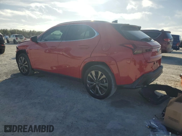2024 Lexus UX 250h F Sport z VIN JTHB6JBH7R2179766, wystawiony jako Copart lot #85129414 z przebiegiem 4 258 mil mil oraz Szkoda całkowita • Salvage title. Historia ofert i sprzedaży dostępna na DreamBid. Obrazek 2.