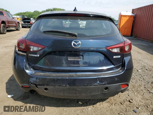 2016 Mazda 3 S Grand Touring with VIN JM1BM1N37G1332513, listed as a Copart auction lot 60492095 with 85,986 mi miles and Salvage title. Bid and sale history available at DreamBid. Image 6.