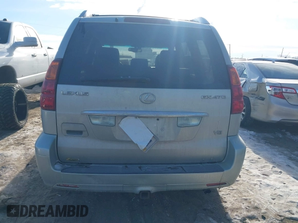 2003 Lexus GX 470 with VIN JTJBT20XX30015034, listed as a IAAI auction lot 41386690 with 234,983 mi miles. Bid and sale history available at carsss.com. Image 16.