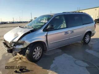 2007 Chrysler Town & Country LWB Touring with VIN 2A4GP54L57R258844, listed as a Copart auction lot 88351265 with 141,521 mi miles and Salvage Title. Bid and sale history available at carsss.com. Image 1.