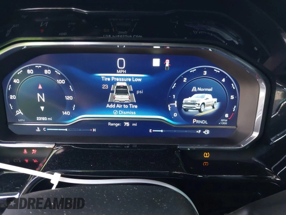 2023 Chevrolet Silverado 1500 LT with VIN 1GCPACEK8PZ244590, listed as a IAAI auction lot 41491456 with 23,193 mi miles and . Bid and sale history available at DreamBid. Image 7.