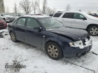 2002 Audi A4 1.8T with VIN WAULC68E62A175144, listed as a Copart auction lot 83342324 with 81,536 mi miles and Clean Title. Bid and sale history available at carsss.com. Image 4.