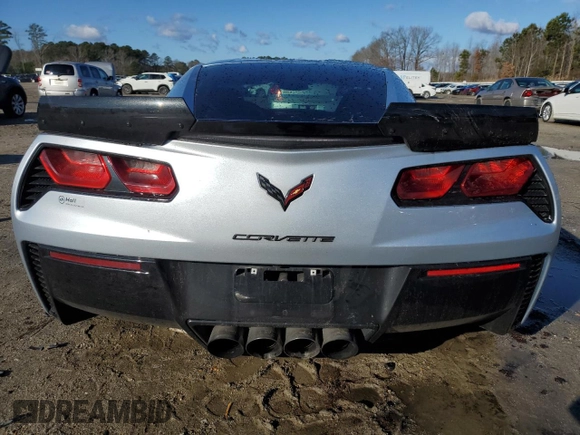 2017 Chevrolet Corvette Grand Sport 2LT with VIN 1G1YY2D73H5106495, listed as a Copart auction lot 43695095 with 50,133 mi miles and Salvage Title. Bid and sale history available at carsss.com. Image 6.